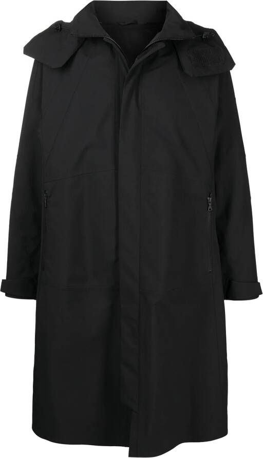 White Mountaineering Jack met capuchon Zwart