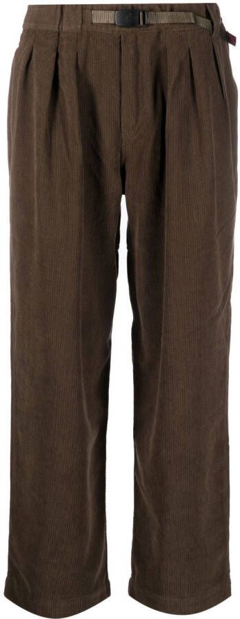 White Mountaineering Ribfluwelen broek Groen