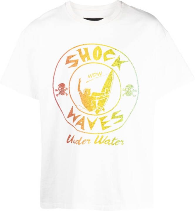 Who Decides War T-shirt met grafische print Wit