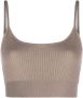 Wild Cashmere Carmen cropped top Bruin - Thumbnail 1