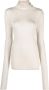 Wild Cashmere Fijngebreide coltrui Beige - Thumbnail 1