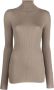 Wild Cashmere Ribgebreide coltrui Beige - Thumbnail 1