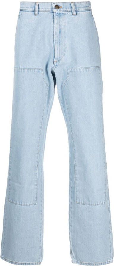 Winnie NY Jeans met patchdetail Blauw