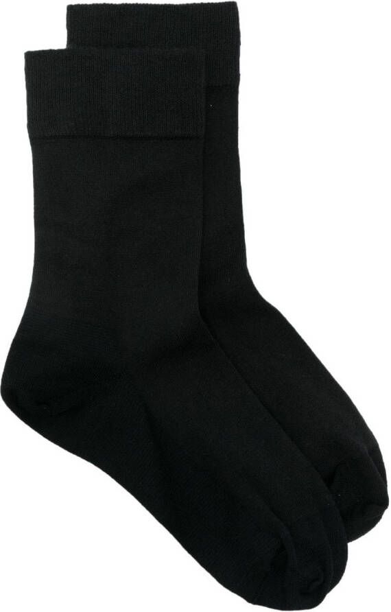 Wolford Enkelsokken van kasjmiermix Zwart