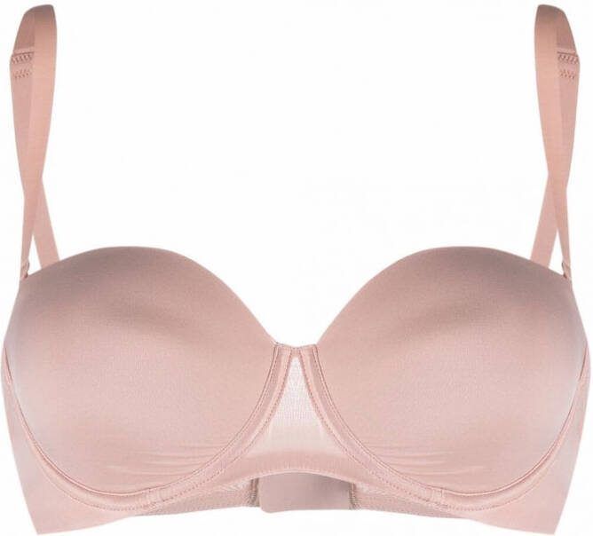 Wolford Reggiseno doorzichtige bandeau bh Roze