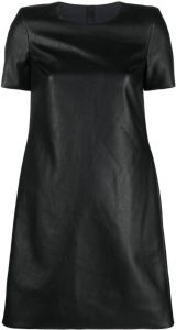 Wolford Mini-jurk van imitatieleer Zwart