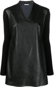 Wolford Mini-jurk van imitatieleer Zwart