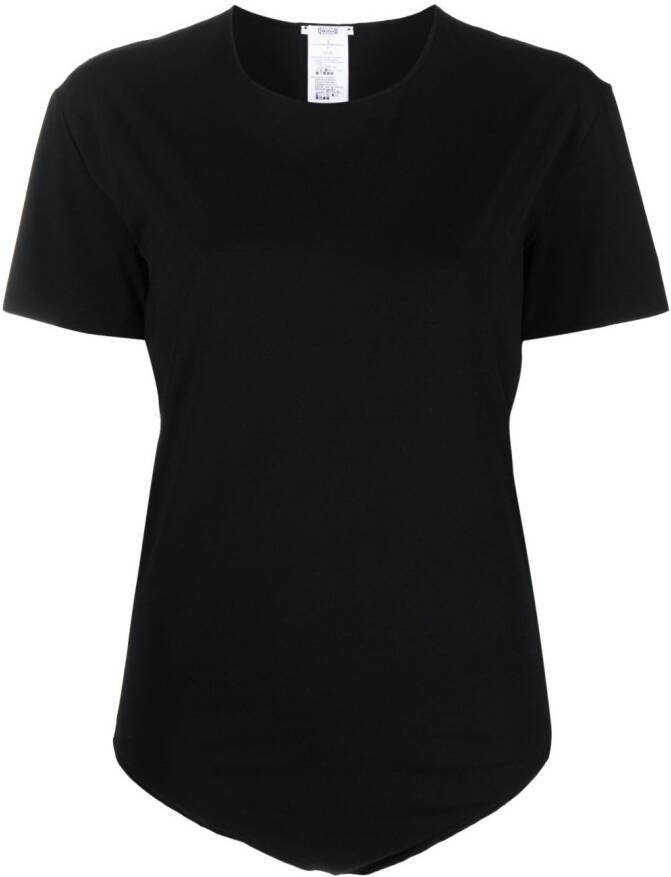 Wolford T-shirt met ronde hals Zwart