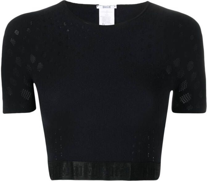 Wolford Semi-doorzichtige top Zwart