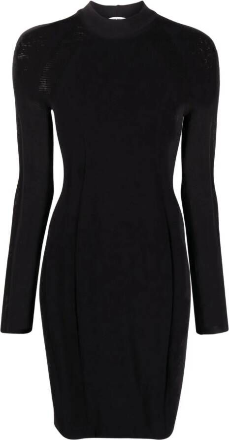 Wolford Semi-doorzichtige mini-jurk Zwart