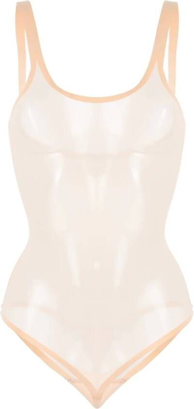 Wolford Doorzichtige body Beige