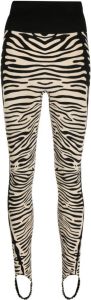 Wolford zebra-print leggings Zwart