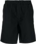 Wood Bermuda shorts met elastische tailleband Zwart - Thumbnail 1
