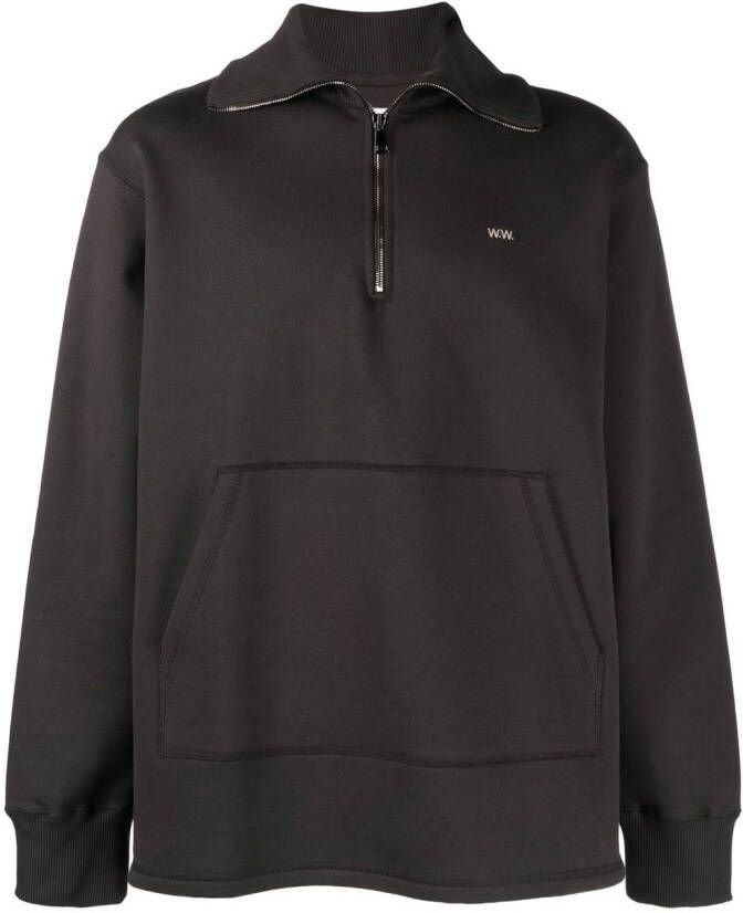 Wood Katoenen sweater Grijs