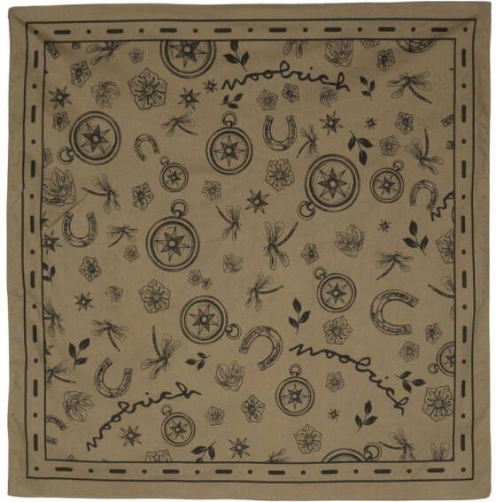 Woolrich Bandana sjaal Bruin