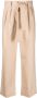 Woolrich Broek met wijde pijpen Beige - Thumbnail 1