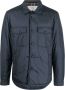 Woolrich Button-up shirtjack Blauw - Thumbnail 1