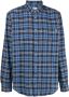 Woolrich Geruit overhemd Blauw - Thumbnail 1