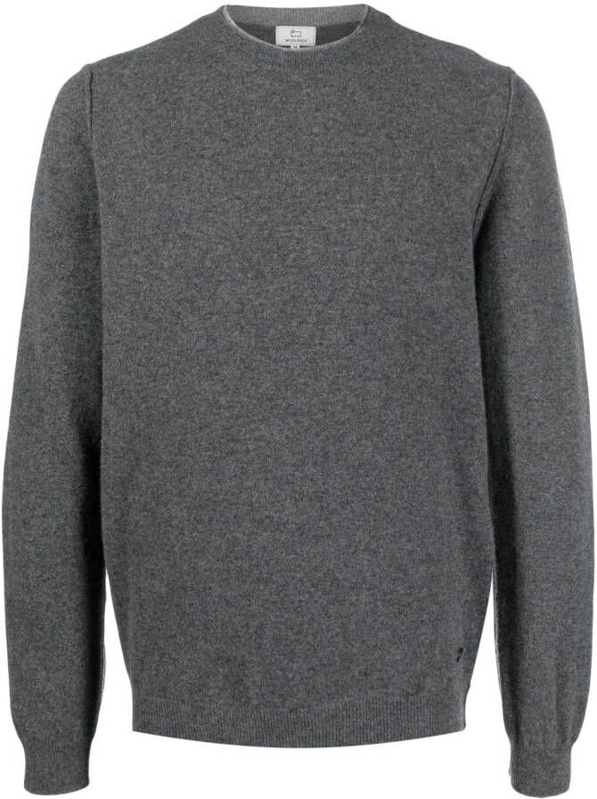 Woolrich Fijngebreide sweater Grijs