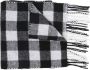 Woolrich Geruite sjaal Zwart - Thumbnail 1