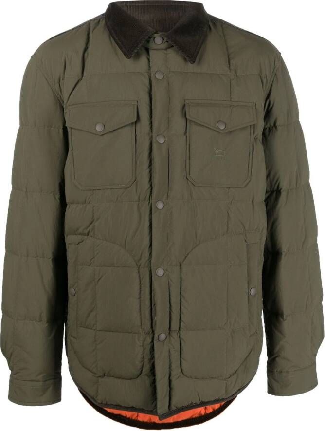 Woolrich Gewatteerd jack Groen