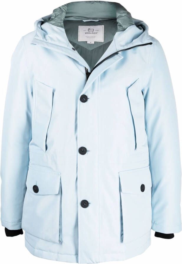 Woolrich Jack met capuchon Blauw