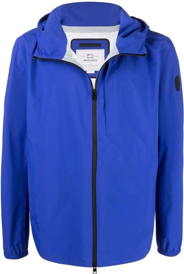 Woolrich Jack met capuchon Blauw
