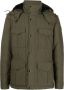 Woolrich Jack met capuchon Groen - Thumbnail 1