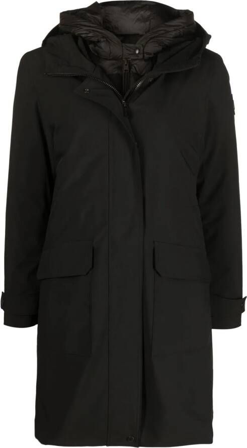 Woolrich Jas met capuchon Zwart