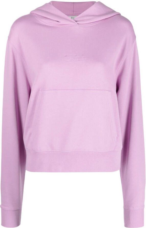 Woolrich Hoodie met geborduurd logo Paars