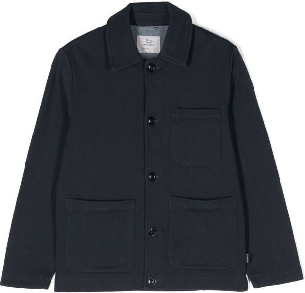 Woolrich Kids Casual blazer Blauw