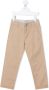 Woolrich Kids Chino met geborduurd logo Beige - Thumbnail 1