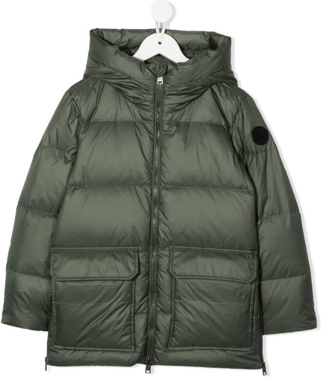 Woolrich Kids Gewatteerde jas Groen