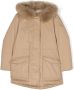 Woolrich Kids Donsjas met capuchon Beige - Thumbnail 1