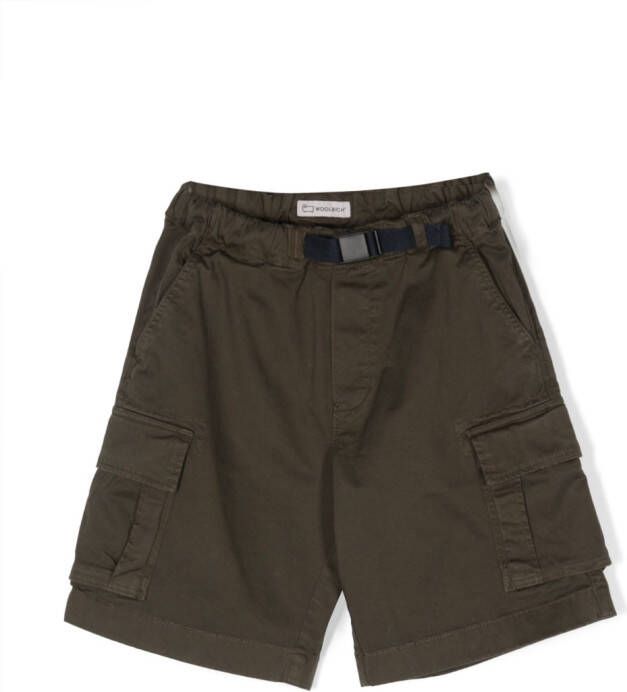 Woolrich Kids Cargo shorts Groen