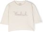 Woolrich Kids T-shirt met geborduurd logo Beige - Thumbnail 1