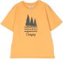 Woolrich Kids T-shirt met logoprint Geel - Thumbnail 1