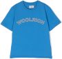 Woolrich Kids T-shirt met print Blauw - Thumbnail 1