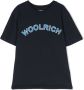 Woolrich Kids T-shirt met print Blauw - Thumbnail 1