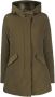 Woolrich Jas met capuchon Groen - Thumbnail 1