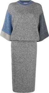 Woolrich Midi-jurk met colourblocking Blauw