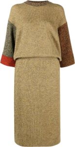 Woolrich Midi-jurk met colourblocking Geel