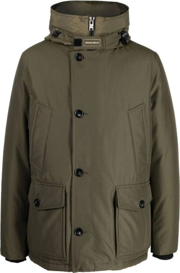 Woolrich Parka met capuchon Groen