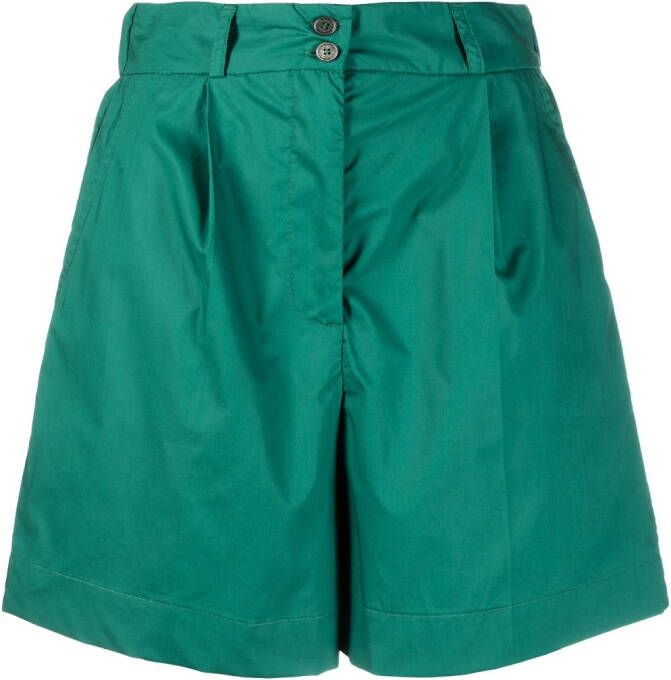Woolrich High waist shorts Groen