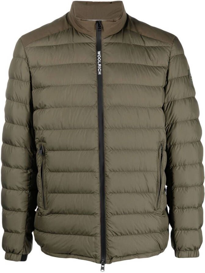 Woolrich Gewatteerd donsjack Groen