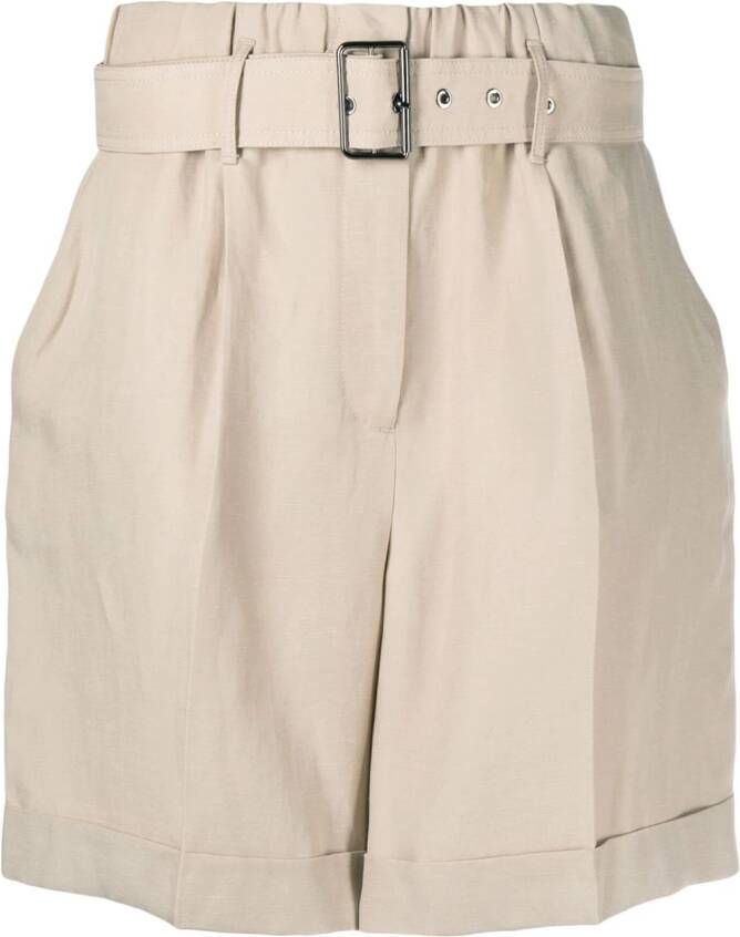 Woolrich Shorts met ceintuur Beige