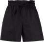 Woolrich Shorts met paperbag taille Zwart - Thumbnail 1