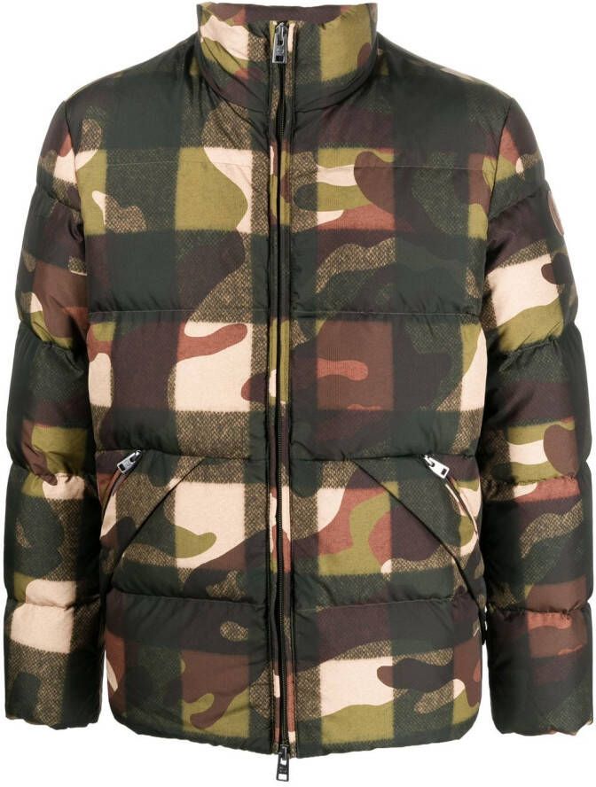 Woolrich Gewatteerd jack Groen