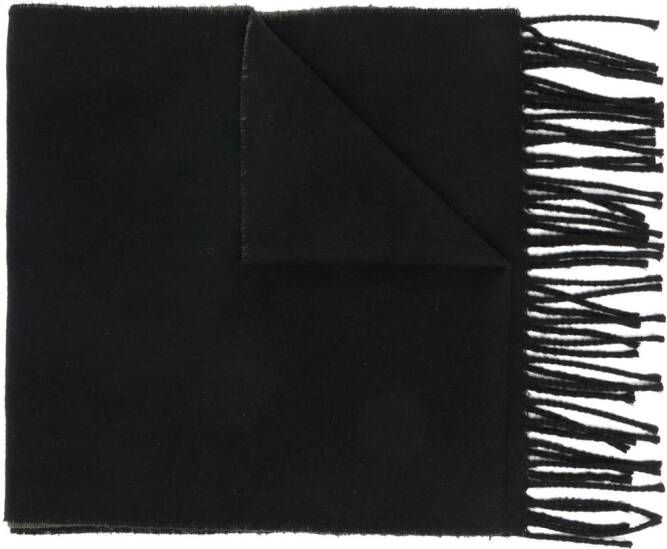 Woolrich Sjaal met logoprint Zwart
