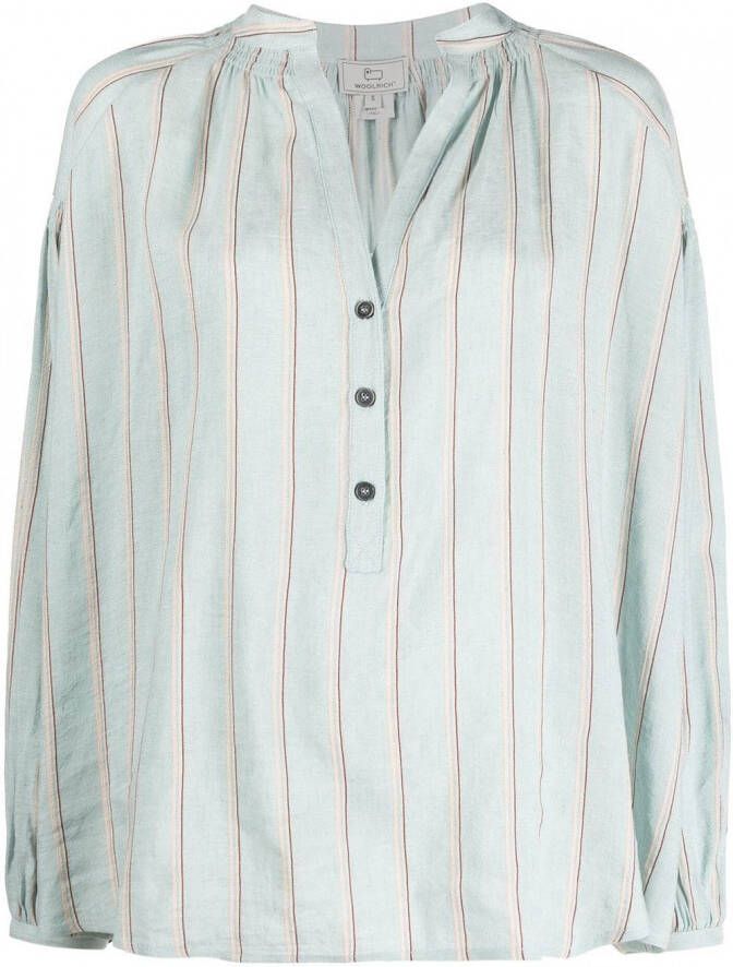 Woolrich Gestreepte tuniek Wit